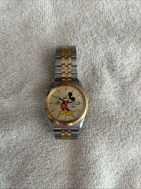 Lorus Disney Mickey Mouse Two-Tone Stainless Steel Watch